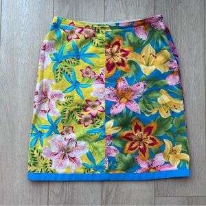 Tommy Hilfiger multicolored vintage floral skirt Size 6.